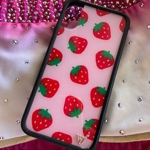 Wildflower iPhone X Strawberry phone case